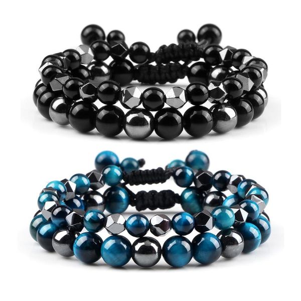 beaded, strands 2pcs/set natural tiger eye stone bracelets & bangles handmade braided beaded bracelet for men couple distance yoga wrist jew, Black
beaded, strands 2pcs/set natural tiger eye stone bracelets & bangles handmade braided beaded bracelet for men couple distance yoga wrist jew, Black