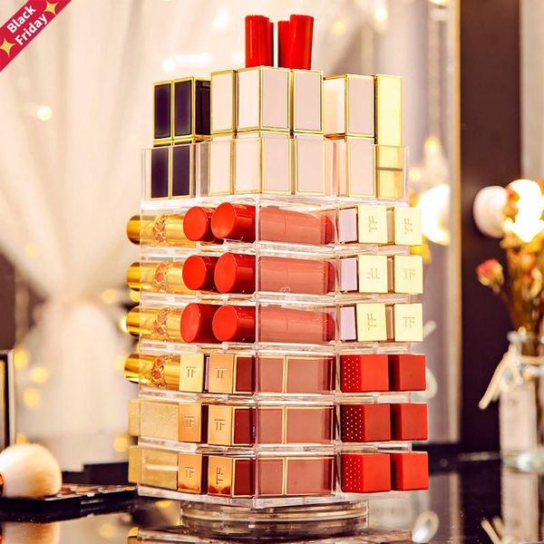 lattices lipstick tower 360 degree acrylic rotating rack makeup organizer nail polish storage case cosmetics display boxes & bins
lattices lipstick tower 360 degree acrylic rotating rack makeup organizer nail polish storage case cosmetics display boxes & bins