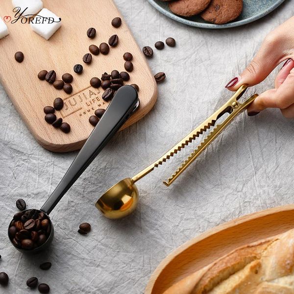 spoons oyorefd creative stainless steel coffee kitchen tea milk powder spoon home two-in-one bag sealing clip
spoons oyorefd creative stainless steel coffee kitchen tea milk powder spoon home two-in-one bag sealing clip