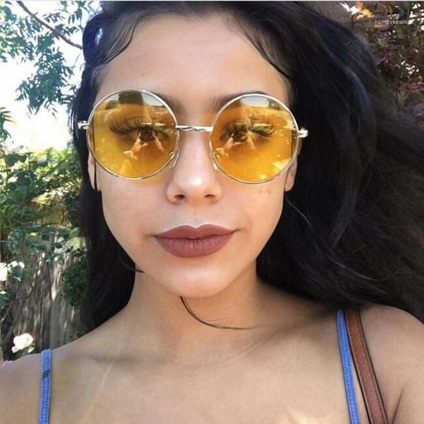 sunglasses trendy round small size gold yellow mirror sun glasses women vintage red designer uv4001, White;black
sunglasses trendy round small size gold yellow mirror sun glasses women vintage red designer uv4001, White;black
