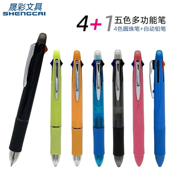 painting pens five b8413 prs four ballpoint automatic cil 4 + 1 five in one multi color multi-function pen, Black;red
painting pens five b8413 prs four ballpoint automatic cil 4 + 1 five in one multi color multi-function pen, Black;red