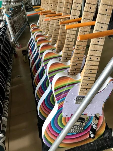 in stock custom shop rainbow bullseye tele electric guitar humbucker pickup, vintage tuners, chrome hardware, ship out immediately
in stock custom shop rainbow bullseye tele electric guitar humbucker pickup, vintage tuners, chrome hardware, ship out immediately