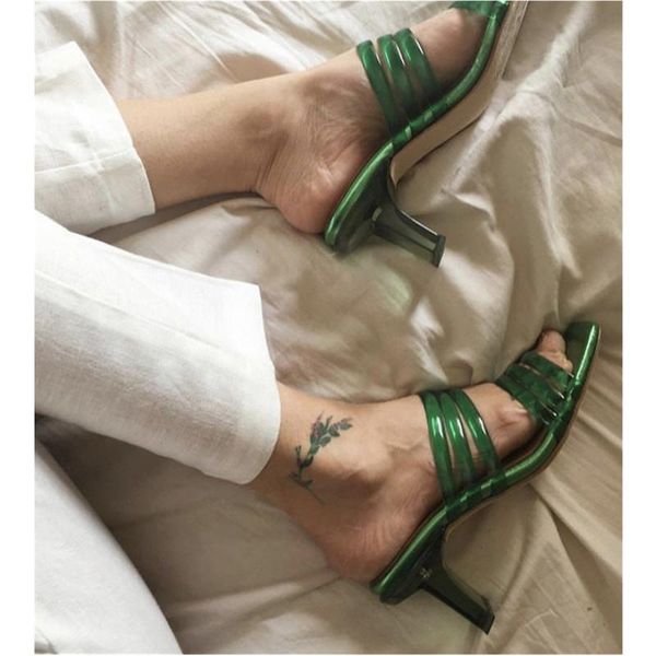 slippers clear acrylic heel women pvc jelly summer sandals high heels ladies mules, Black
slippers clear acrylic heel women pvc jelly summer sandals high heels ladies mules, Black