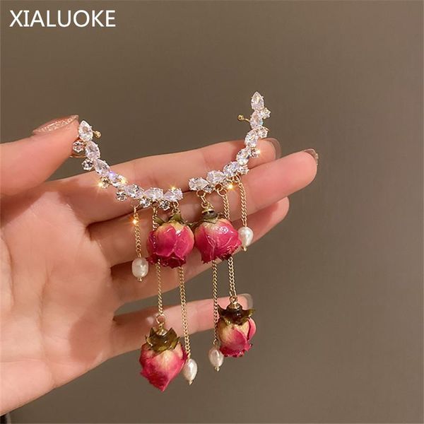 dangle & chandelier xialuoke asymmetric tassels shine rhinestone pearl roses drop earrings for women crystal long ear bones party jewelry, Silver
dangle & chandelier xialuoke asymmetric tassels shine rhinestone pearl roses drop earrings for women crystal long ear bones party jewelry, Silver