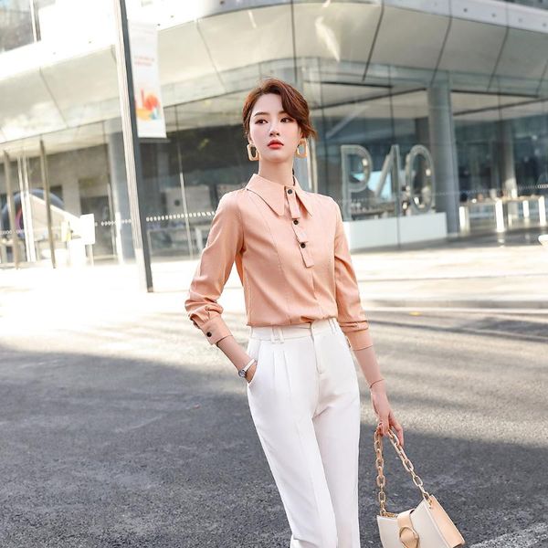 elegant spring/autumn female clothing white and blouses casual office ladies shirts plus size s-4xl women's
elegant spring/autumn female clothing white and blouses casual office ladies shirts plus size s-4xl women's