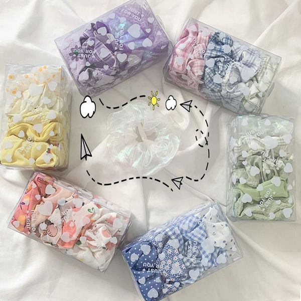 5pcs set candy color hair bands accessories ponytail holder gum elastic rubber band headwear girl headband ornaments, Slivery;white
5pcs set candy color hair bands accessories ponytail holder gum elastic rubber band headwear girl headband ornaments, Slivery;white