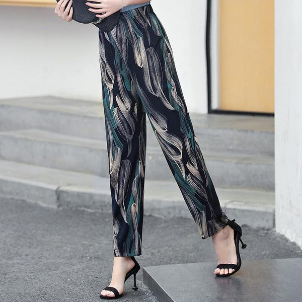 harem summer elastic waist women capri print pencil casual plus size plaid high trousers, Black;white
harem summer elastic waist women capri print pencil casual plus size plaid high trousers, Black;white