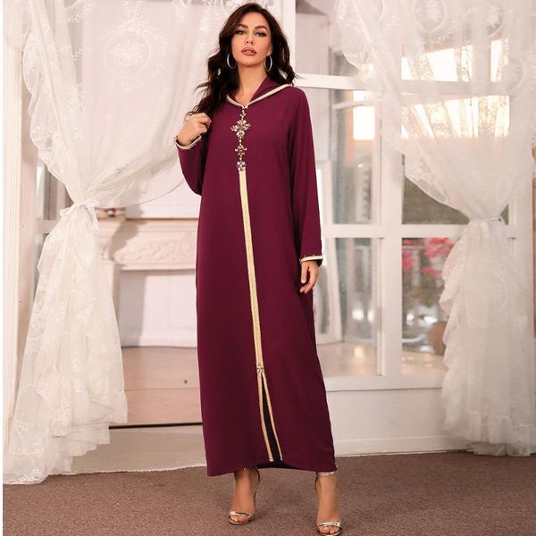 ethnic clothing dubai abaya djellaba moroccan kaftan women diamond braid trim long sleeve muslim hijab maxi dress robe arabic islamic clothe, Red
ethnic clothing dubai abaya djellaba moroccan kaftan women diamond braid trim long sleeve muslim hijab maxi dress robe arabic islamic clothe, Red