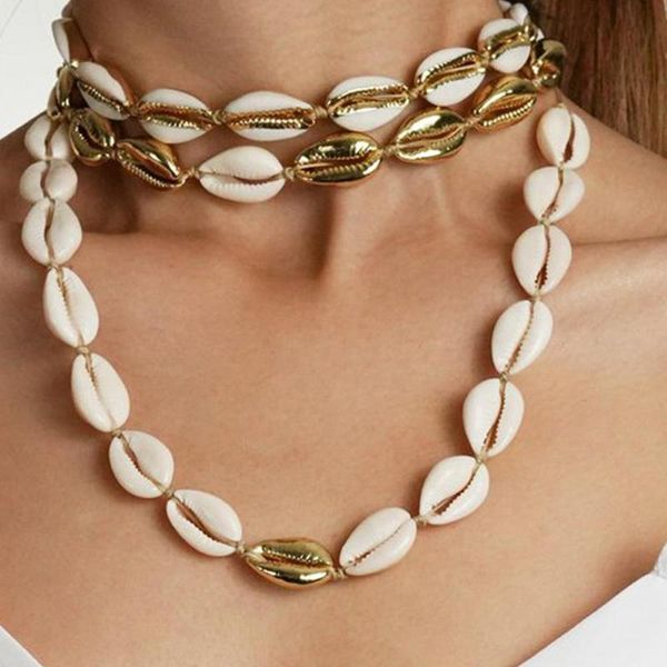 gold color cowrie shell necklaces women natural friend cowry seashell necklace bijoux collier femme bohemian jewellry chokers, Golden;silver
gold color cowrie shell necklaces women natural friend cowry seashell necklace bijoux collier femme bohemian jewellry chokers, Golden;silver