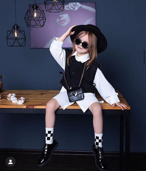 clothing sets 1-5y infant baby girls dress t shirts 2pcs set fashion letter print solid long sleeve single breasted dresses, White
clothing sets 1-5y infant baby girls dress t shirts 2pcs set fashion letter print solid long sleeve single breasted dresses, White