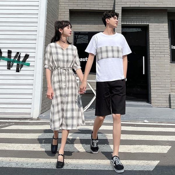 women's t-shirt film sweethearts outfit in the summer suit men's short sleeve female lattice dress your clothes i skirt days shipm, White
women's t-shirt film sweethearts outfit in the summer suit men's short sleeve female lattice dress your clothes i skirt days shipm, White