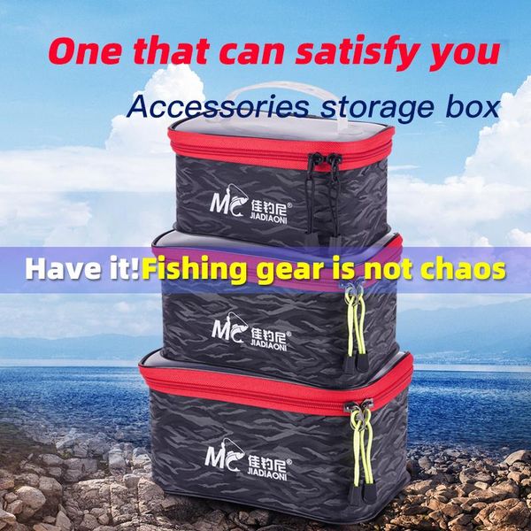 multifunctional fishing box 21cm/24cm/27cm black tackle storage bag accessories folding fish eva
multifunctional fishing box 21cm/24cm/27cm black tackle storage bag accessories folding fish eva
