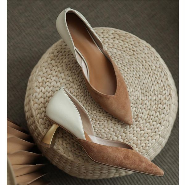 dress shoes women pumps genuine leather mixed colors for ladies party office work cow muscle sole female stiletto, Black
dress shoes women pumps genuine leather mixed colors for ladies party office work cow muscle sole female stiletto, Black