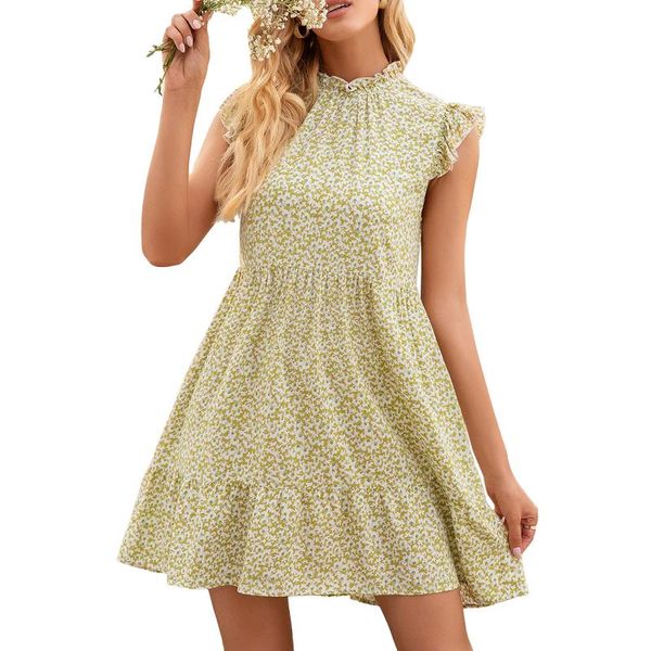 casual dresses summer dress 2021 women sleeveless cute boho floral print vestido loose thin mini beach party plus size femme, Black;gray
casual dresses summer dress 2021 women sleeveless cute boho floral print vestido loose thin mini beach party plus size femme, Black;gray