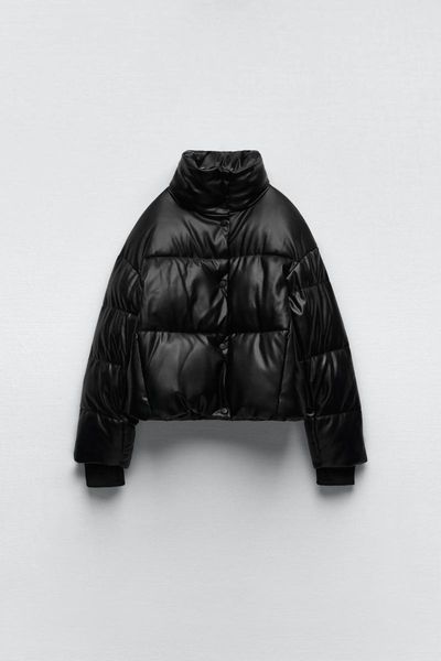 women's jackets winter 2021 padded faux leather jacket black warm, Black;brown 
women's jackets winter 2021 padded faux leather jacket black warm, Black;brown