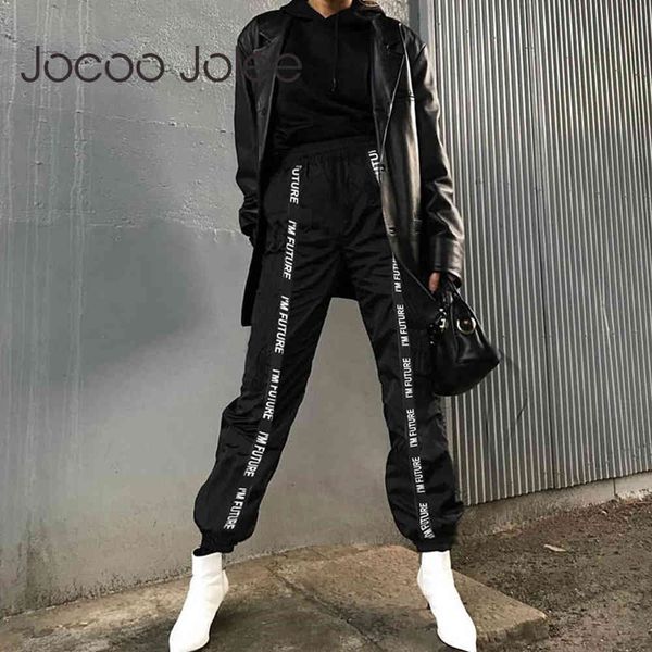 europe style letter print harem pants women trousers loose jogger casual elastic waist combat streetwear 210428, Black;white
europe style letter print harem pants women trousers loose jogger casual elastic waist combat streetwear 210428, Black;white