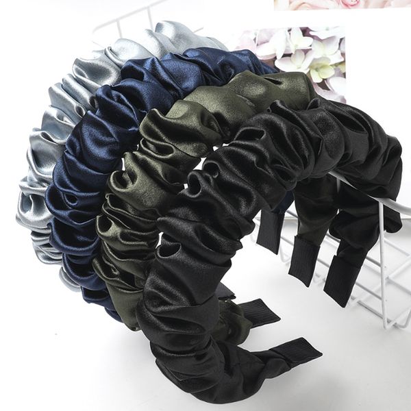 New Fashion Autumn Hairband Women Pleated Headband Solid Hair Band Bezel Turban Girls Hair Accessories Head Hoop Headwear
New Fashion Autumn Hairband Women Pleated Headband Solid Hair Band Bezel Turban Girls Hair Accessories Head Hoop Headwear