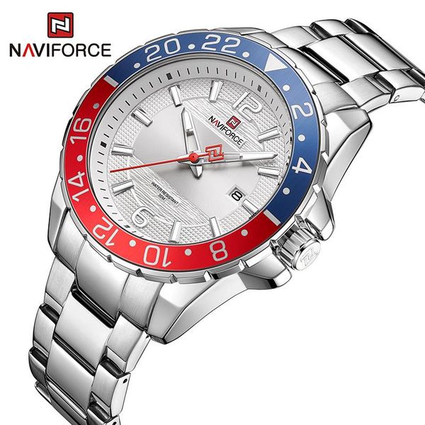 wristwatches naviforce fashion watch for men stainless steel waterproof military watches quartz date big dial clock relogio masculino, Slivery;brown
wristwatches naviforce fashion watch for men stainless steel waterproof military watches quartz date big dial clock relogio masculino, Slivery;brown
