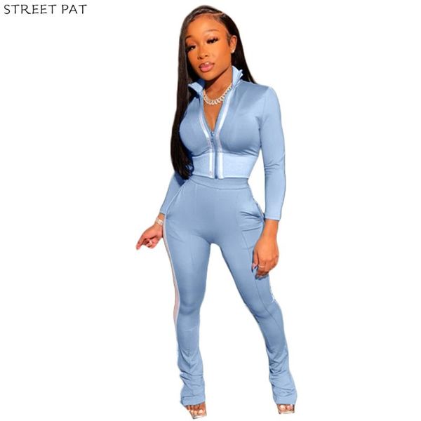women's tracksuits fitness stacked leggings two pieces set women tracksuit long sleeve crop sweatshirt pockets pants joggers outfits, Gray
women's tracksuits fitness stacked leggings two pieces set women tracksuit long sleeve crop sweatshirt pockets pants joggers outfits, Gray