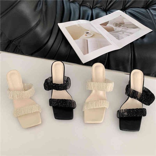 sandals new women's thick heel fashion lace fairy windnet black outer high-heeled shoes are comfortable for women
sandals new women's thick heel fashion lace fairy windnet black outer high-heeled shoes are comfortable for women