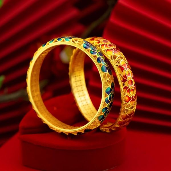 bangle enamel lacquered hollow bintage bracelet women yellow gold filled wedding party gift, Black
bangle enamel lacquered hollow bintage bracelet women yellow gold filled wedding party gift, Black