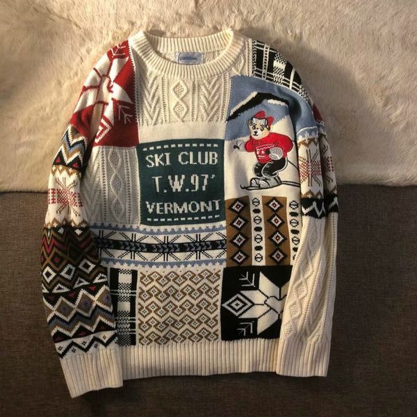 2021 new korean-style knitted shirt for man and woman mending pullover loose outer wear9x5q, White;black
2021 new korean-style knitted shirt for man and woman mending pullover loose outer wear9x5q, White;black