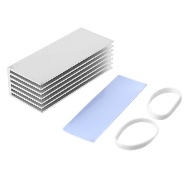 1set aluminum heatsink cooling thermal pad radiator cooler for nvme m.2 ssd solid state hard drive disk 32cb fans & coolings
1set aluminum heatsink cooling thermal pad radiator cooler for nvme m.2 ssd solid state hard drive disk 32cb fans & coolings
