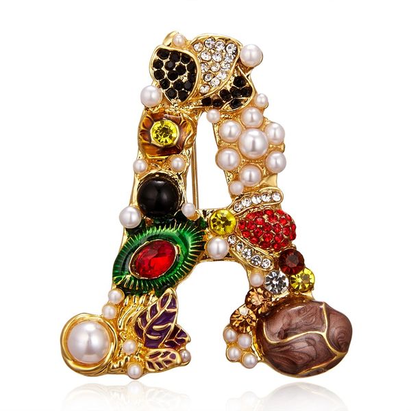 vintage pearl gem golden letter a brooches creative initial name brooch pins 2019 luxury statement jewelry io chan contact, Gray
vintage pearl gem golden letter a brooches creative initial name brooch pins 2019 luxury statement jewelry io chan contact, Gray