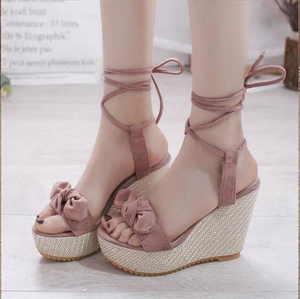 peep toe high platform wedges women sandals buckle ankle strap gladiator ladies shoes summer solid s+ummer, Black
peep toe high platform wedges women sandals buckle ankle strap gladiator ladies shoes summer solid s+ummer, Black