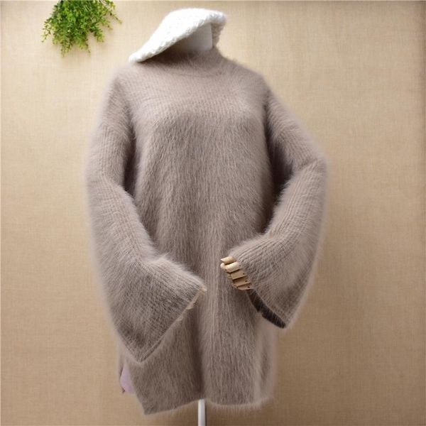 women's sweaters casual women medium-long base clothes solid korea mink cashmere knitted sweater pullover pull femmen angroa fur blou, White;black
women's sweaters casual women medium-long base clothes solid korea mink cashmere knitted sweater pullover pull femmen angroa fur blou, White;black