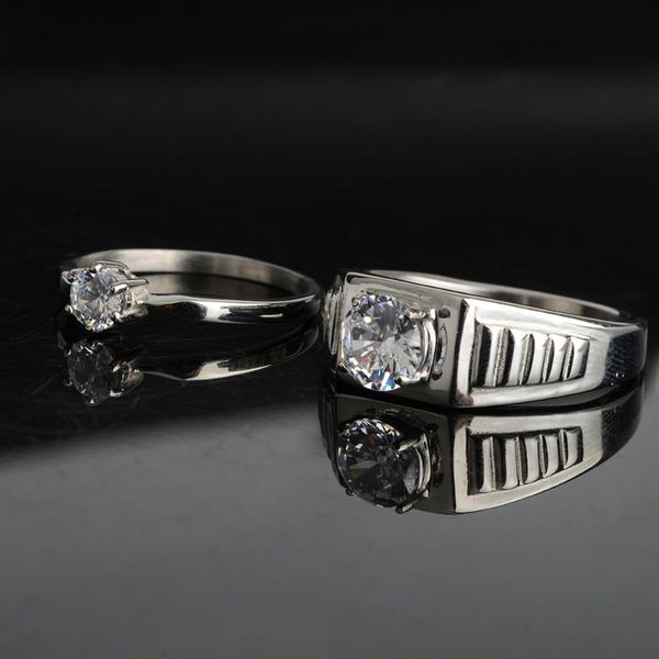 wedding rings trendy ol style anniversary gift for women / man not fade titanium steel cubic zirconia stone jewlery drop, Slivery;golden
wedding rings trendy ol style anniversary gift for women / man not fade titanium steel cubic zirconia stone jewlery drop, Slivery;golden