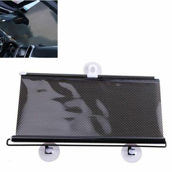 car sunshade sun shade truck + suction cups 40*125cm accessories auto black cover