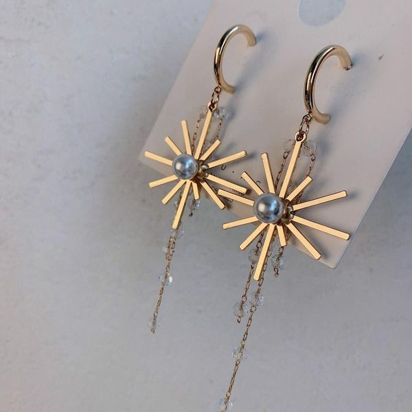 dangle & chandelier korean geometric cross vintange retro star earrings high-end sense elegant long tassel for women jewelry, Silver
dangle & chandelier korean geometric cross vintange retro star earrings high-end sense elegant long tassel for women jewelry, Silver