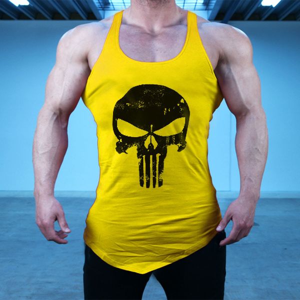 summer new vt personalized skull dign men's leisure sports svels i-shaped vt, Gray
summer new vt personalized skull dign men's leisure sports svels i-shaped vt, Gray