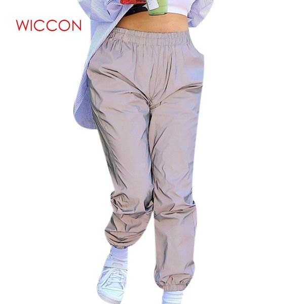 women's pants & capris 2021 autumn spring women casual gray solid streetwear trousers flash reflective jogger, Black;white
women's pants & capris 2021 autumn spring women casual gray solid streetwear trousers flash reflective jogger, Black;white