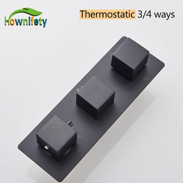 black/gold/chrome thermostatic and cold mixer shower value 3/4 way wall mount bathroom accessories sets
black/gold/chrome thermostatic and cold mixer shower value 3/4 way wall mount bathroom accessories sets