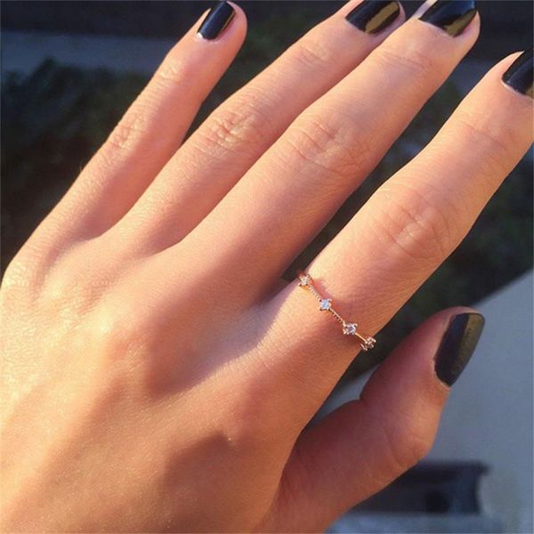wedding rings fashion jewelry ladies ornaments 4 small broken delicate fresh european and american ring, Slivery;golden
wedding rings fashion jewelry ladies ornaments 4 small broken delicate fresh european and american ring, Slivery;golden