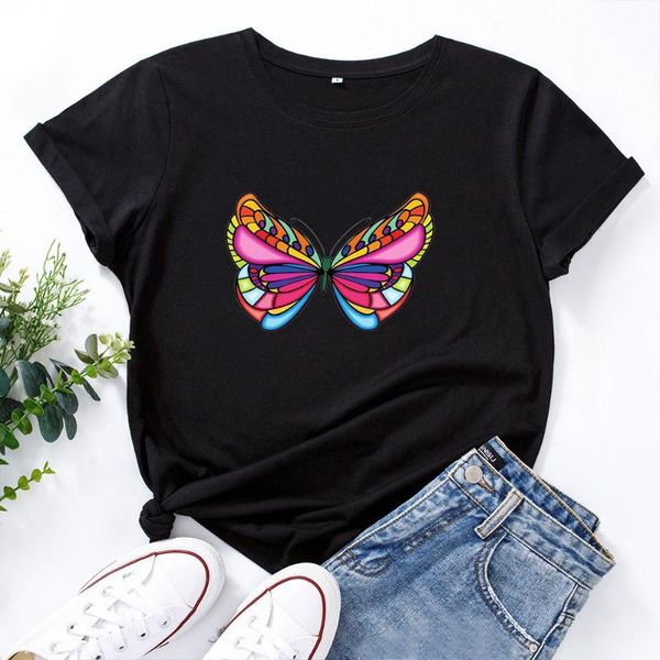 women's t-shirt butterfly printing t-shirts women summer clothes vogue t shirt harajuku graphic tee casual short sleeve for, White
women's t-shirt butterfly printing t-shirts women summer clothes vogue t shirt harajuku graphic tee casual short sleeve for, White