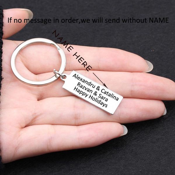keychains keychain engraved alexandru & catalina razvan sara happy holidays friends lovers' journey gift key tag ring holder, Silver
keychains keychain engraved alexandru & catalina razvan sara happy holidays friends lovers' journey gift key tag ring holder, Silver