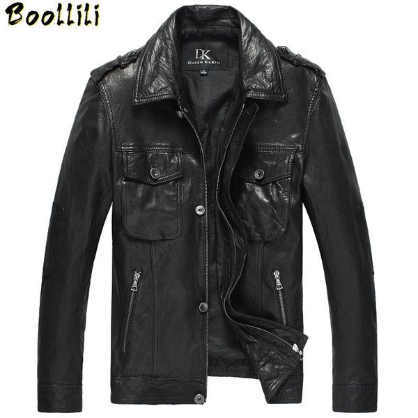 men's leather & faux boollili genuine jacket men 100% sheepskin coat motorcycle man short vintage real jackets, Black
men's leather & faux boollili genuine jacket men 100% sheepskin coat motorcycle man short vintage real jackets, Black