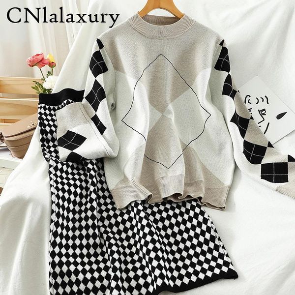 women's tracksuits cnlalaxury casual women set long sleeve pullover warm o neck knitted sweater and high waist skirt 2 piece, Gray
women's tracksuits cnlalaxury casual women set long sleeve pullover warm o neck knitted sweater and high waist skirt 2 piece, Gray