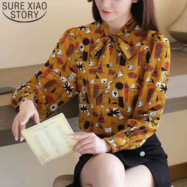 vintage blouse women elegant loose long sleeve fashion and casual print clothes blusas 8522 50 210508, White
vintage blouse women elegant loose long sleeve fashion and casual print clothes blusas 8522 50 210508, White