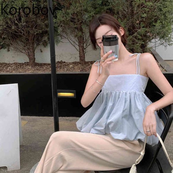 korobov new summer chic streetwear tank vintage crop korean slash neck seet female vest 210430, White
korobov new summer chic streetwear tank vintage crop korean slash neck seet female vest 210430, White