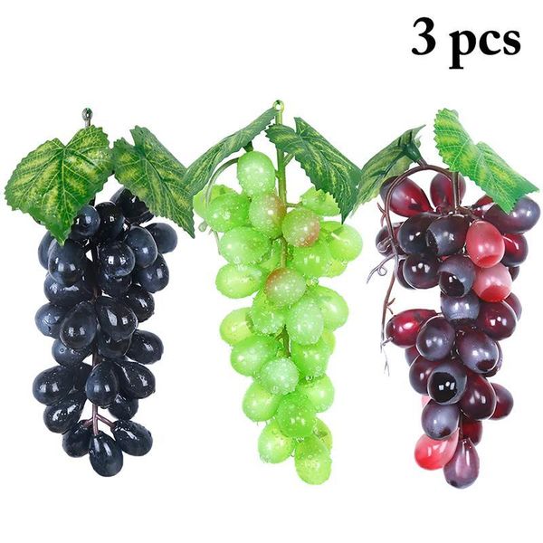 3pcs lifelike simulation fruit plastic fake grape bunch shooting props home rattan decorative hanging decor party decoration
3pcs lifelike simulation fruit plastic fake grape bunch shooting props home rattan decorative hanging decor party decoration