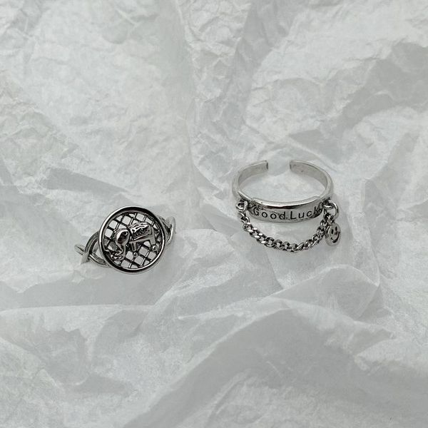 cluster rings unique design retro good luck elephant charm for women copper hollow fishnet chain letter smile adjustable open ring gift, Golden;silver
cluster rings unique design retro good luck elephant charm for women copper hollow fishnet chain letter smile adjustable open ring gift, Golden;silver