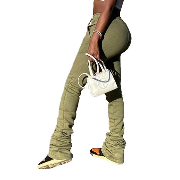 women's pants & capris women sweat trousers drawstring stacked jogging leggings with pockets casual high waist pleated long, Black;white
women's pants & capris women sweat trousers drawstring stacked jogging leggings with pockets casual high waist pleated long, Black;white
