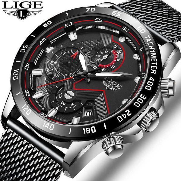 lige casual mens watches brand sports chronograph quartz watch men stainless steel mesh belt waterproof wristwatch relojes 210527, Slivery;brown
lige casual mens watches brand sports chronograph quartz watch men stainless steel mesh belt waterproof wristwatch relojes 210527, Slivery;brown