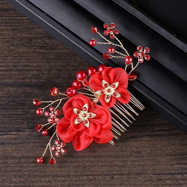 hair clips & barrettes chinese red bridal combs rhinestone handmade wedding accessories yarn floral style pearl comb for women ea, Golden;silver
hair clips & barrettes chinese red bridal combs rhinestone handmade wedding accessories yarn floral style pearl comb for women ea, Golden;silver