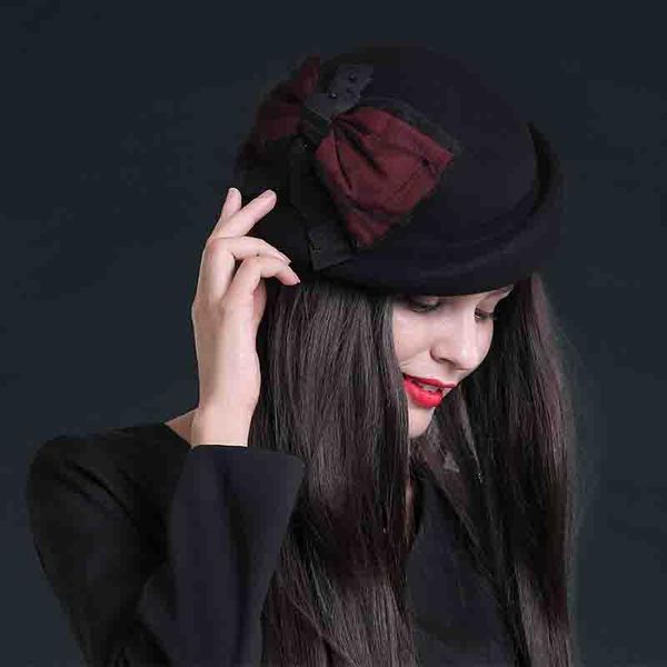 stingy brim hats mttzsylhh women's hat europe and america spring summer solid color wool bow beret fashion, Blue;gray
stingy brim hats mttzsylhh women's hat europe and america spring summer solid color wool bow beret fashion, Blue;gray