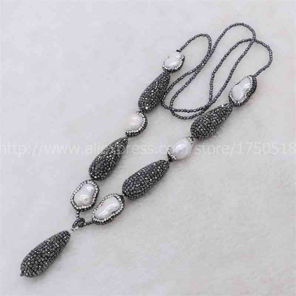 fashion bohemia pearl handmade druzy natural 2mm hematite black drop pendant necklace700, Silver
fashion bohemia pearl handmade druzy natural 2mm hematite black drop pendant necklace700, Silver